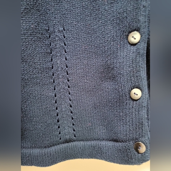 Liz Claiborne Lizsport Blue Button Cardigan Size Small - Picture 7 of 7